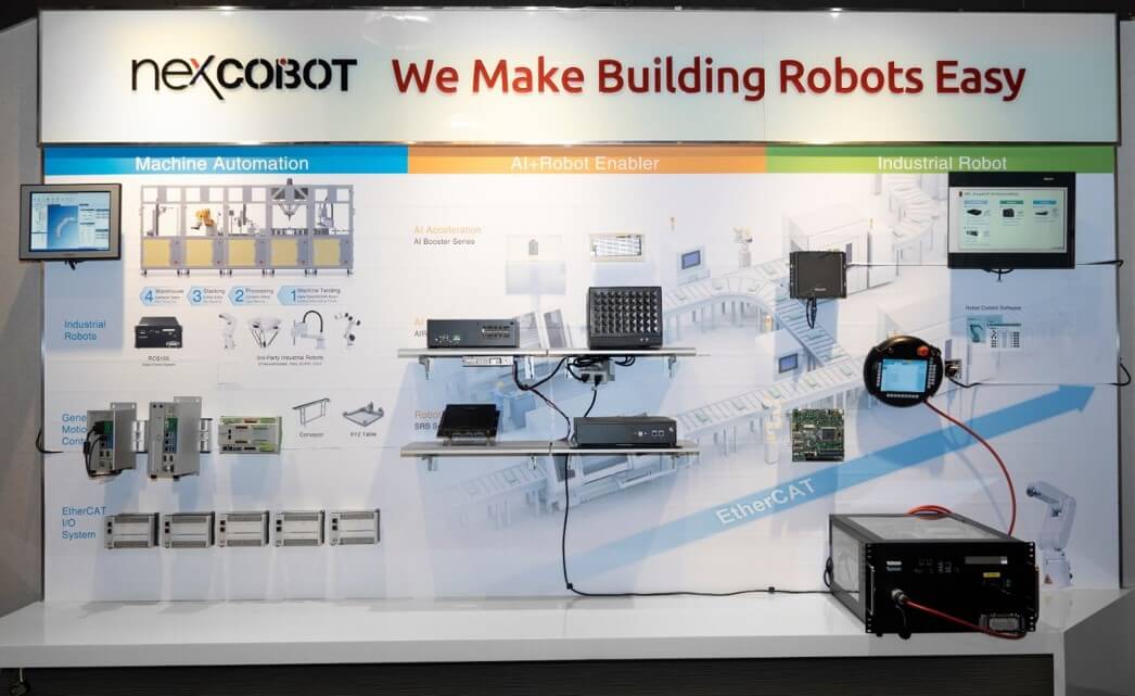 电控系统、内部之机器人工业计算机、机器人示教器、I/O模块及相关控制软件